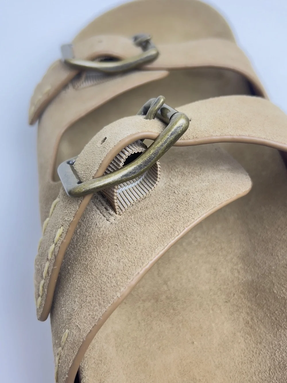 Polo Ralph Lauren Turbach Suede Leather Clog Beige/Brown Size 11